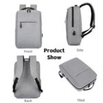 Anti-Theft Laptop Backpack with USB Charging Port - Image 2