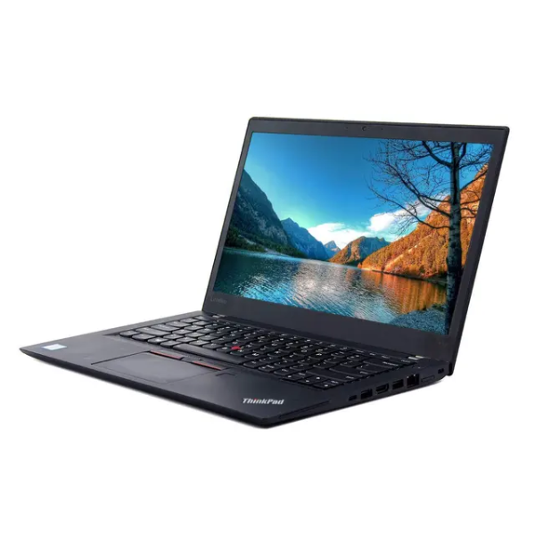 dansie-computers-lenovo-thinkpad-t460s-front-view Lenovo ThinkPad T460s Slim Laptop 14" Full HD - Core i5, 8GB RAM, 256GB SSD - Refurbished - Image 1