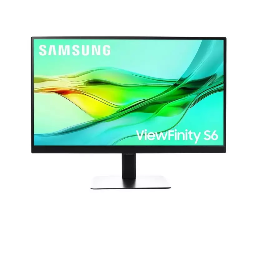 dansie-computers-samsung-viewfinity-s6-qhd-monitor-front Samsung ViewFinity S6 27" QHD HDR Monitor (S60UD) - USB-C - Image 1