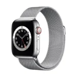 Apple Watch Series 6 (40mm) - Silver Stainless Steel with Milanese Loop - Image 2