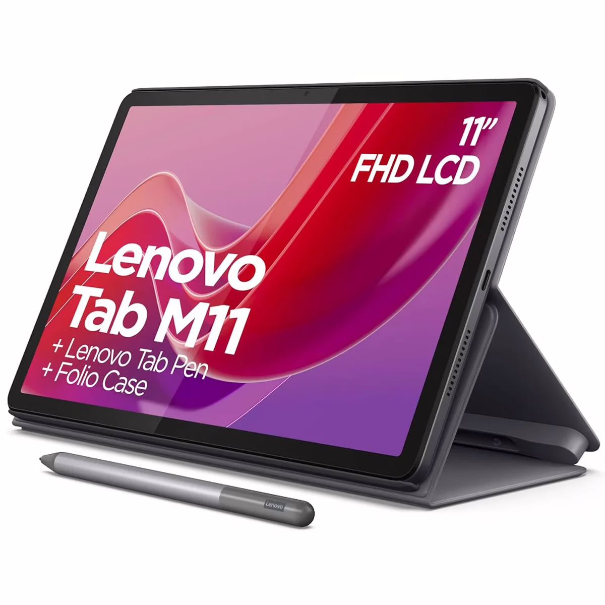 dansie-computers-lenovo-tab-m11-hero-bundle Lenovo Tab M11 (4GB, 128GB) with Pen & Folio Cover - Image 1