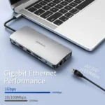 Upgrow 13‑in‑1 USB‑C Hub Multiport Adapter – Gray - Image 2