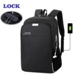 GtyGo Anti‑Theft Laptop Bag Travel Backpack – Black