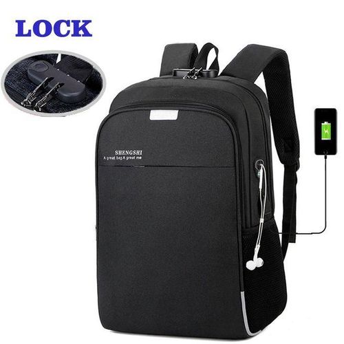 dansie‑computers‑gtygo‑anti‑theft‑laptop‑bag‑black GtyGo Anti‑Theft Laptop Bag Travel Backpack – Black - Image 1