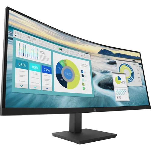dansie‑computers‑hp‑p34hc‑g4‑34‑curved‑wqhd‑monitor‑usb‑c2 HP P34hc G4 34″ 2K WQHD Curved VA Monitor with USB‑C - Image 3